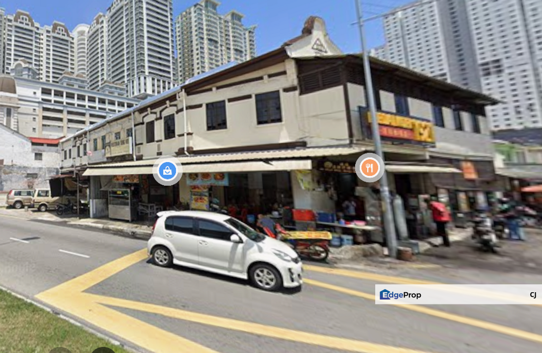 6 Adjoining Units Shophouse For Sale Main Road Jalan Dato Keramat near Komtar , Penang, Georgetown