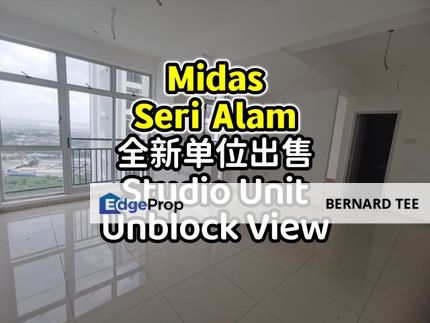 Midas Seri Alam全新公寓 Studio Unit Unblock View出售, Johor, Pasir Gudang