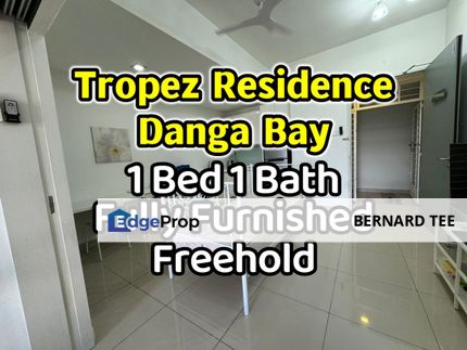 Tropez Residence地点就在Danga Bay旁边 1房1厕 包全套家私出售 永久地契, Johor, Johor Bahru