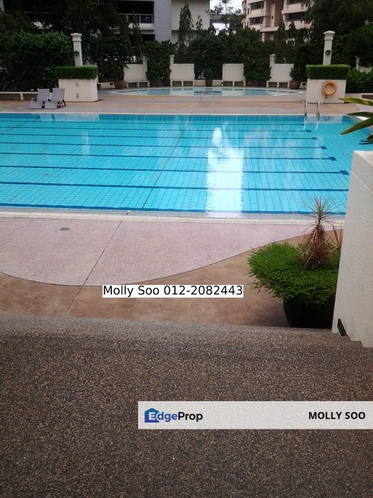 Mont Kiara Pines 1428sf 3r2b KLCC/Palace view 1carpark, mid floor part furnished RM850K, Kuala Lumpur, Mont Kiara