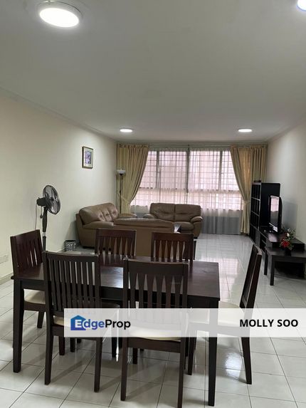 Mont Kiara Pines 1428sf 3r2b KLCC/Palace view 1carpark, mid floor part furnished RM850K, Kuala Lumpur, Mont Kiara