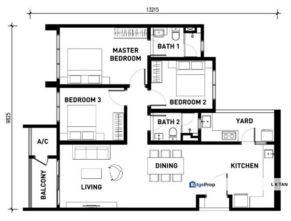 SUNWAY BELFIELD Residence for RENT, Kuala Lumpur, KL City