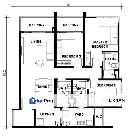 SUNWAY BELFIELD Residence (Corner Lot) for RENT, Kuala Lumpur, KL City