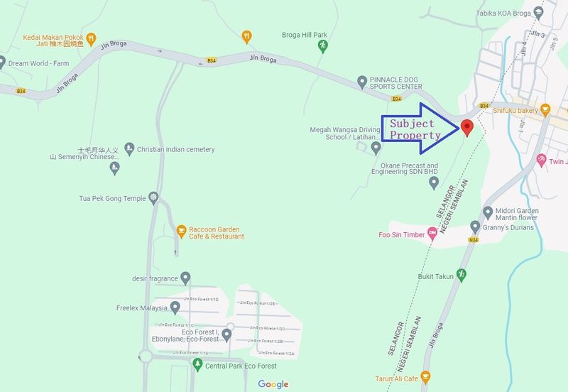 Broga Agricultural Land in Selangor for SALE