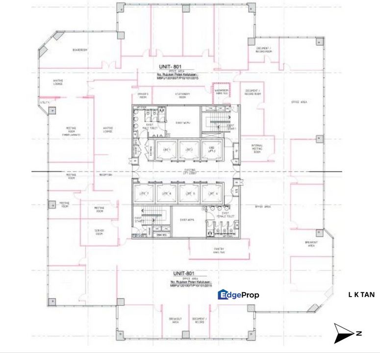 Whole Level 8 Office Lot @ Uptown 1, Selangor, Petaling Jaya