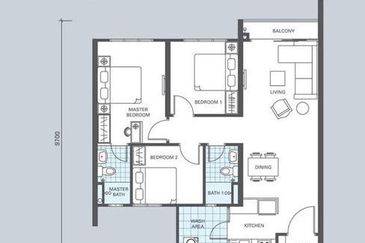 Service Apartment @ KL Traders Square Residences for SALE