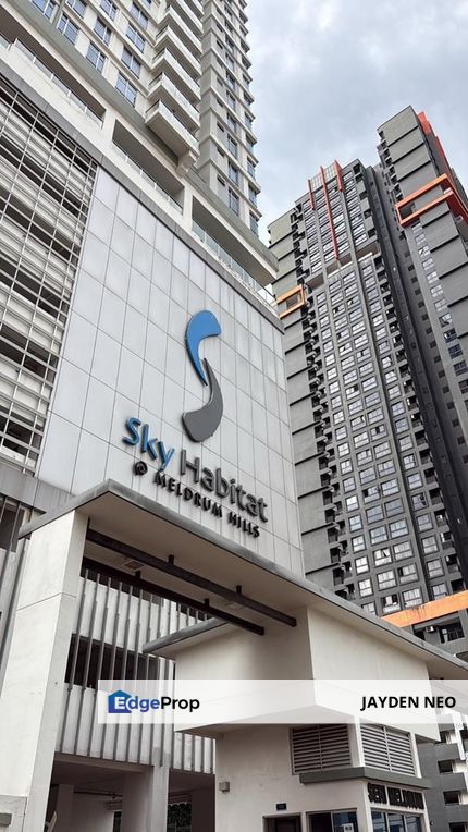 Sky Habitat @ Meldrum Hills 坡底黄金区，走路就可到关卡！ 低密度，只有一栋，184单位！ 每方尺价格RM1000, Johor, Johor Bahru