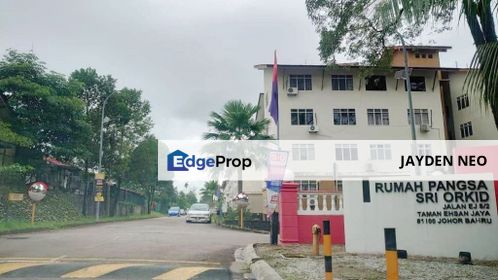Ehsan Jaya Flat Full Loan单位‼️适合投资或自住😎, Johor, Johor Bahru