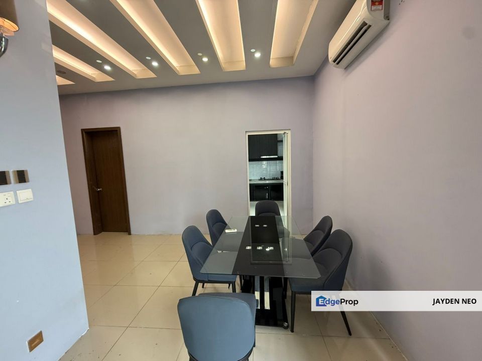 Full Loan!!! Taman Bukit Skudai 2.5 Storey Cluster Fully Renovated Furnished, Johor, Skudai