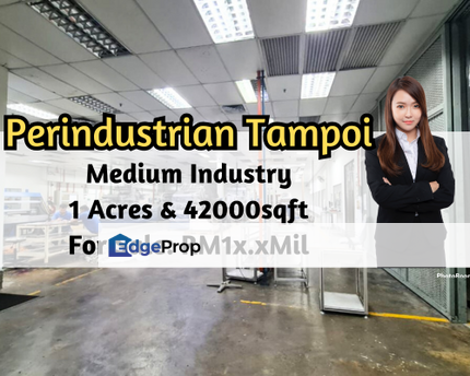 Kawasan Perindustrian Tampoi, Medium Industry, 1 Acres, 42000sqft, Johor, Johor Bahru