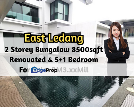 East Ledang, Bungalow with Swimming Pool, Renovated, 5 plus 1 Bedroom, Johor, East Ledang