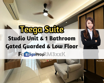 Teega Suites @ Puteri Harbour, Iskandar Puteri, Johor, Studio Unit, Low Floor, Gated Guarded, 1 Bathroom, Johor, 