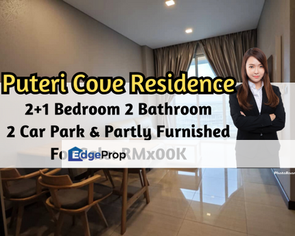 Puteri Cove Residences, Iskandar Puteri (Nusajaya), Johor, 2 plus 1 Bedroom, 2 Car Park, Johor, Nusajaya