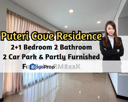 Puteri Cove Residences, Iskandar Puteri (Nusajaya), Johor, Puteri Harbour, 2 plus 1 Bedroom, 2 Car Park, Johor, Nusajaya