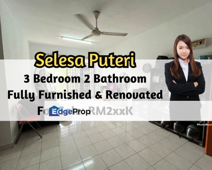 Selesa Puteri Condominium, Skudai, Johor, Renovated, Fully Furnished, Gated Guarded, Johor, Skudai