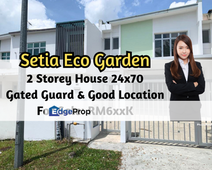 Setia Eco Garden, Gelang Patah, Johor, 2 Storey House 24x70, Gated Guarded, Good Location, Johor, Gelang Patah