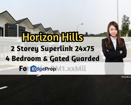 Horizon Hills The Green, Iskandar Puteri, Johor, 2 Storey Superlink House, 24x75, Fully Furnished, Johor, 