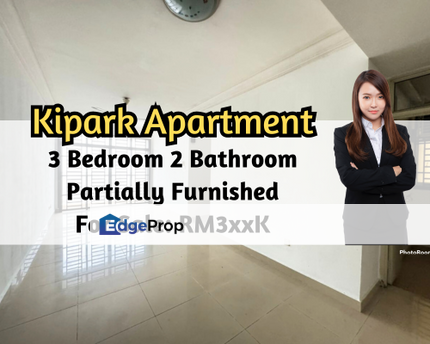 Kipark Apartment (KIP Villa Indah), Tampoi, Johor, 3 Bedroom 2 Bathroom, Block B, Johor, Tampoi