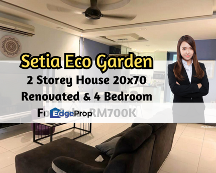 Setia Eco Garden, Gelang Patah, Johor, 2 Storey House 20x70, Renovated, 4 Bedroom 3 Bathroom, Johor, Gelang Patah