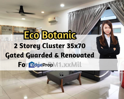 Eco Botanic, Iskandar Puteri (Nusajaya), Johor, Featherstone, 2 Storey Cluster House, 35x70, Gated Guarded, Johor, Nusajaya