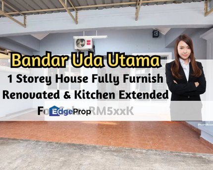 Bandar Uda Utama, Skudai, Johor, 1 Storey House, Fully Renovated, Kitchen Extended, Johor, Skudai