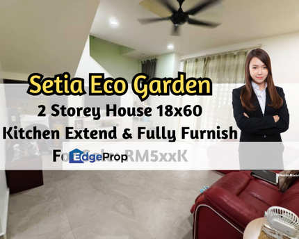 Setia Eco Garden, Gelang Patah, Johor, 2 Storey House, Kitchen Extended, Fully Furnished, Johor, Gelang Patah