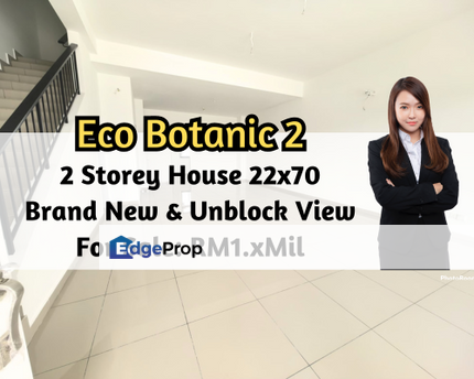 The Borough @ Eco Botanic 2, Iskandar Puteri, Johor, 22x70, Unblock View, Brand New Unit, Johor, 