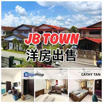 JB Town 靠近 CIQ/RTS 坡底稀有半独立洋房出售, Johor, Johor Bahru