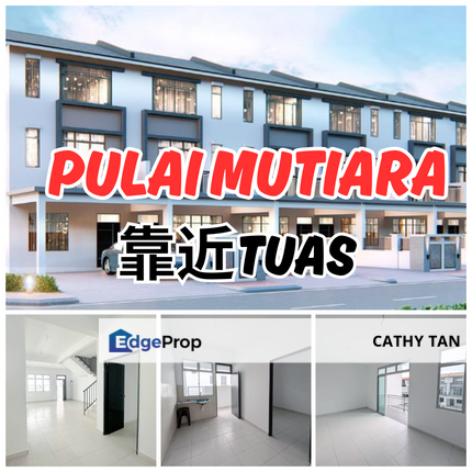 靠近 Tuas 最近旺起来了 Taman Pulai Mutiara 排楼出售🔥Cassia, Johor, Johor Bahru
