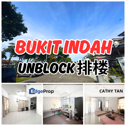 Bukit Indah 一线成熟区 CIQ/TUAS 中间点🔥unblock 排楼出售, Johor, Johor Bahru