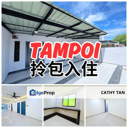 靠近 JB Town 全装修扩建拎包入住大型排屋出售🔥Tampoi, Johor, Tampoi