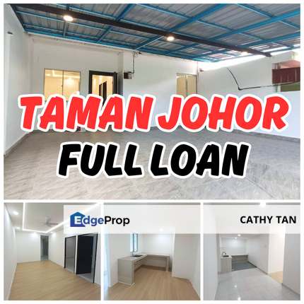 Full Loan & Cash Out 稀有货来 Paradigm Mall 隔壁单层排屋出售🔥Taman Johor, Johor, Johor Bahru