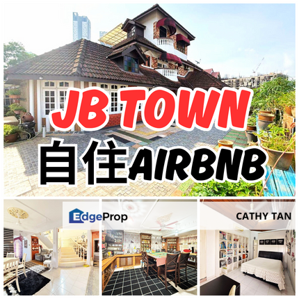 JB town Century Garden 坡底世纪花园 Unblock view 旧英式洋房出售🔥Bungalow, Johor, Johor Bahru