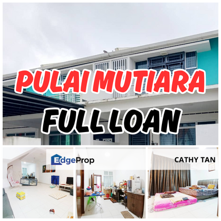 FULL LOAN + CASH OUT 低于银行估价•靠近 Tuas 最近旺起来了 Taman Pulai Mutiara 排楼出售🔥Dahlia, Johor, 