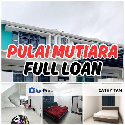 FULL LOAN + CASH BACK 靠近 Tuas 最近旺起来了 Taman Pulai Mutiara 排楼出售🔥Dahlia, Johor, Johor Bahru