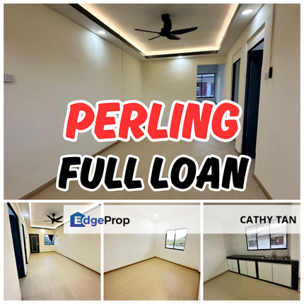 FULL LOAN 租屋出售🔥CIQ & TUAS 中间点 Perling 成熟区而且装修美美干干净净省装修费, Johor, Skudai