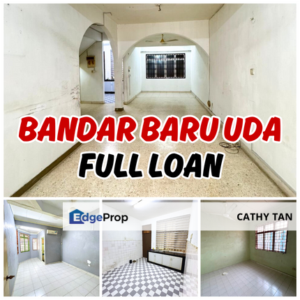 FULL LOAN + Cash Out 🔥 Unblocked 双层排楼出售位于 Tampoi 隔壁的成熟区 Bandar Baru Uda, Johor, Johor Bahru