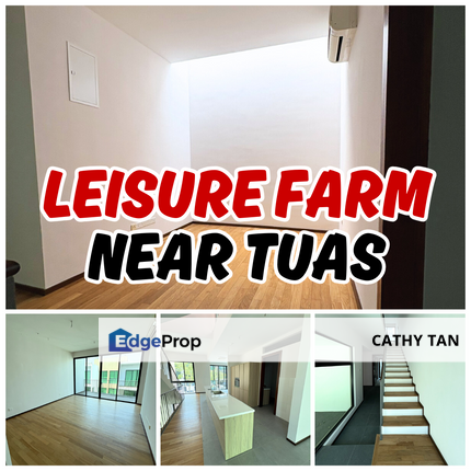 Leisure Farm 靠近 Tuas 外国人耳熟的高级住宅区 Residensi Bayou 部分家具3层大型排楼 Superlink 出售🔥, Johor, Gelang Patah