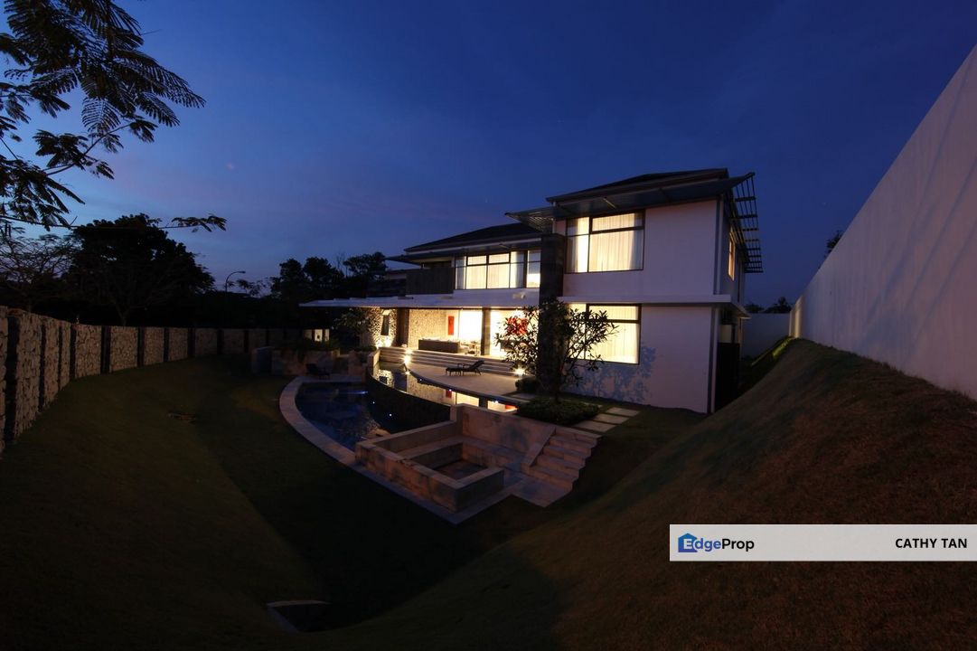 Ledang Height靠近TUAS高级区的欧式独栋别墅出租出售🔥拥有私人泳池装修美美要投资或自住退休的好单位, Johor, Johor Bahru