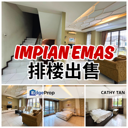 Impian Emas@Skudai 士古莱金山园大款双层半排楼出售🔥随时拎包入住全装修全家具而且地点美美靠近Paradigm mall, Johor, Skudai