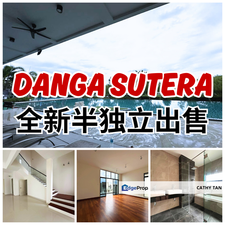 Sutera 五福城黄金富人区隔壁 Danga Sutera 有全新Semi-D出售🔥地点美美非常方便而且是全新原装单位任你自由发挥设计梦想家, Johor, Skudai