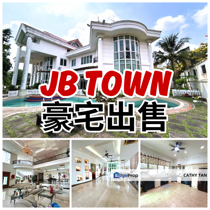 坡底Stulang Laut@JB Town高级大洋房要出售🔥精心装修RM4mil拥有Karaoke娱乐房和私人泳池#投资民宿Airbnb#自住, Johor, Johor Bahru