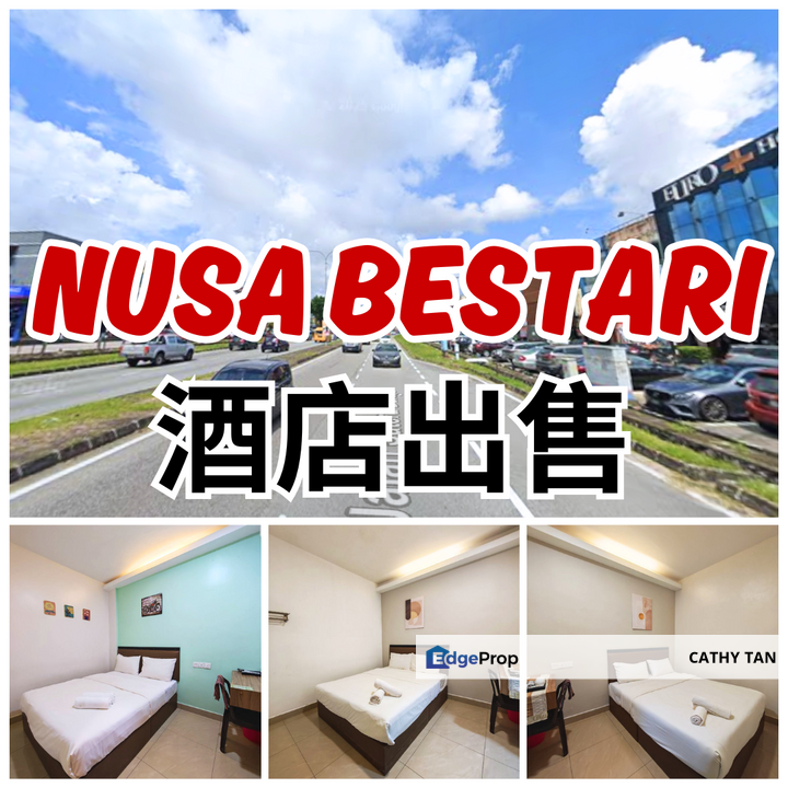 酒店老板老板娘🔥位于 CIQ/Tuas 中间点 Nusa Bestari 小型Hotel要和家具+执照一起出售, Johor, 