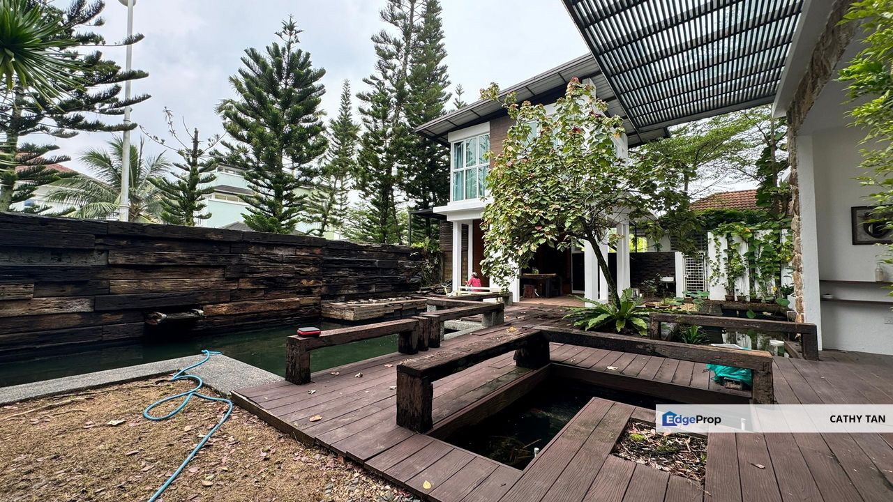 Casa Almyra半独立出售🔥CIQ/TUAS中间点Perling重点保安区单位美美还有鱼塘可以领包入住, Johor, Johor Bahru