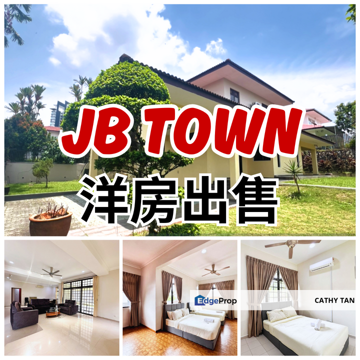 新山坡底 Bukit Kesenagan@JB Town 环境舒服清幽稀有富人区💰10分钟到 CIQ/RTS 低密度围篱保安区老洋房出售, Johor, Johor Bahru