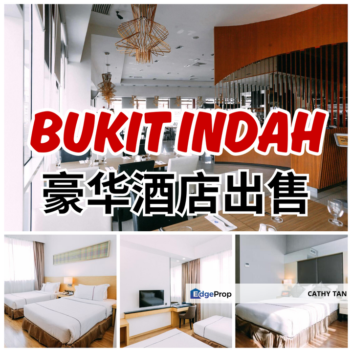 酒店老板老板娘! 🇸🇬人都知晓的热门 Bukit Indah 有豪华Hotel要出售🔥附近超多出名café吸引游客到来而且附近有 Aeon Mall 真香!, Johor, Johor Bahru