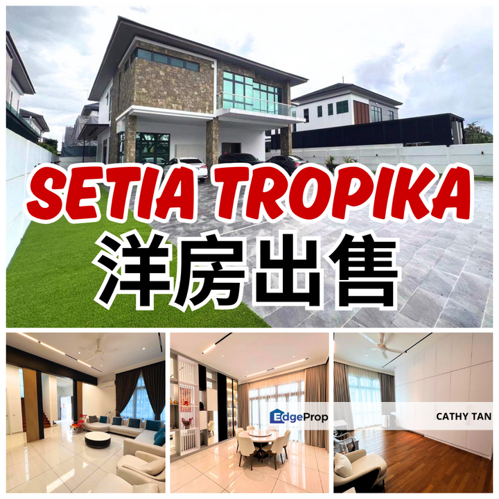 Rare Unit 稀有 Setia Tropika 环境风水AAA 2层独立洋房诚心出售🔥, Johor, Setia Tropika