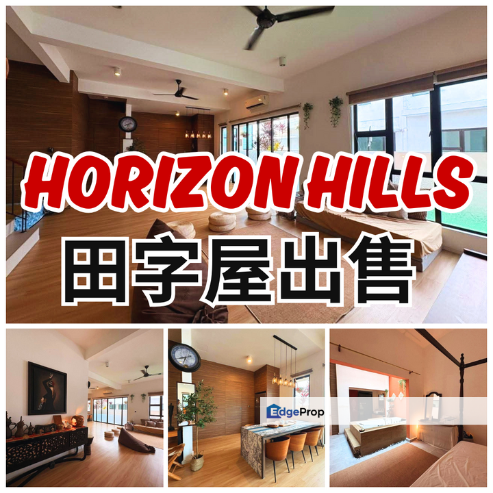 Iskandar Puteri超chill拎包入住田字屋出售🔥Horizon Hills well designed unblock Cluster for sale, Johor, 