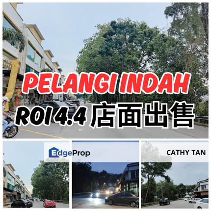 Jalan Cantik Shoplot ROI 4.2% 不管早晚车流量还是多的店面要出售, Johor, Johor Bahru