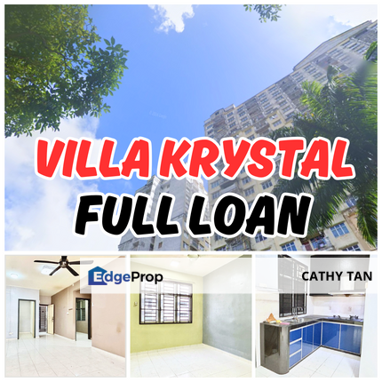 Full Loan! 经典传统的公寓设计的 Villa Krystal , Johor, Skudai